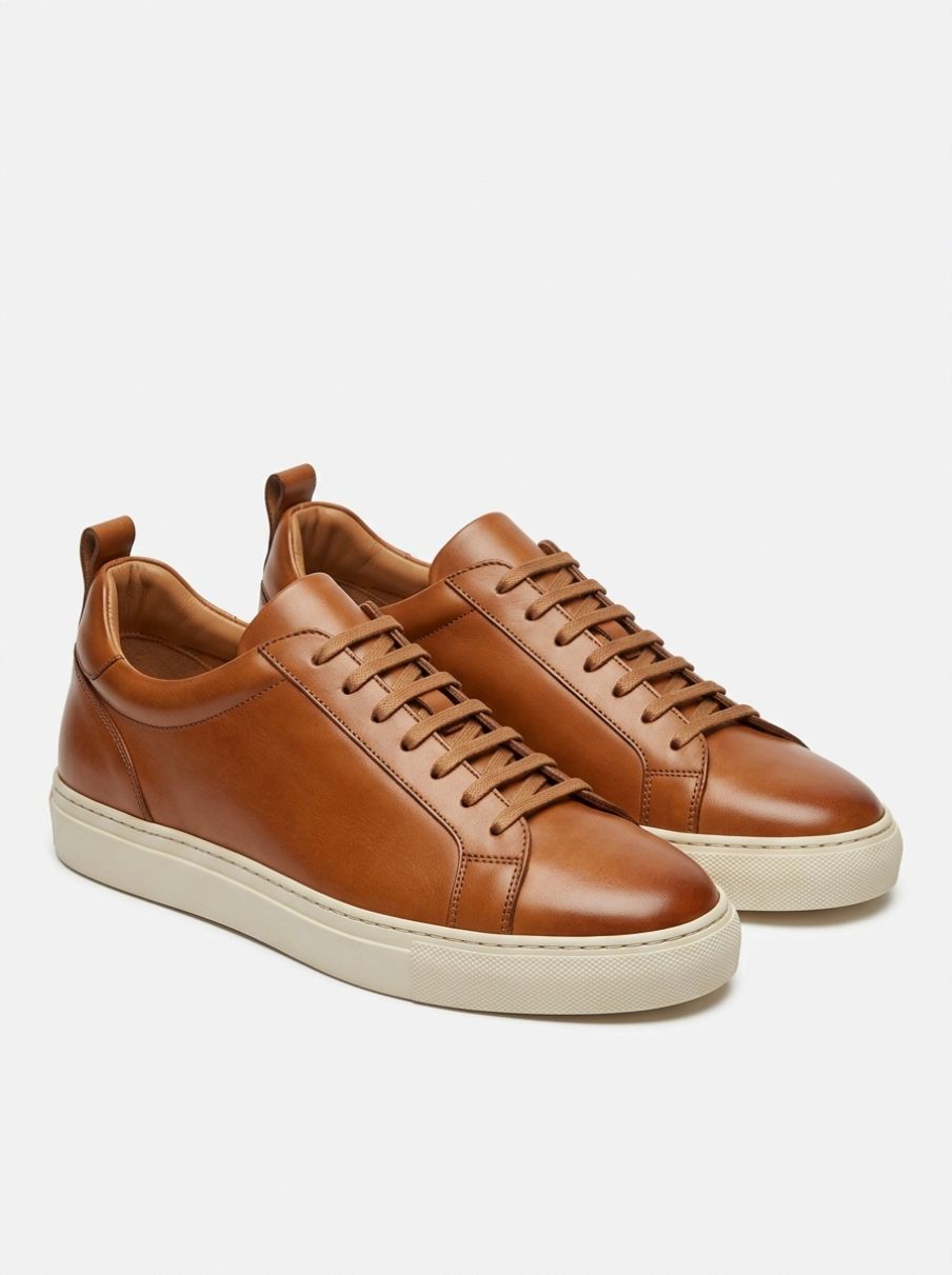 Heritage Calfskin Low-Top Trainers