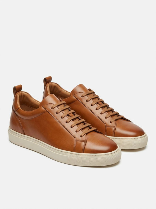 Heritage Calfskin Low-Top Trainers