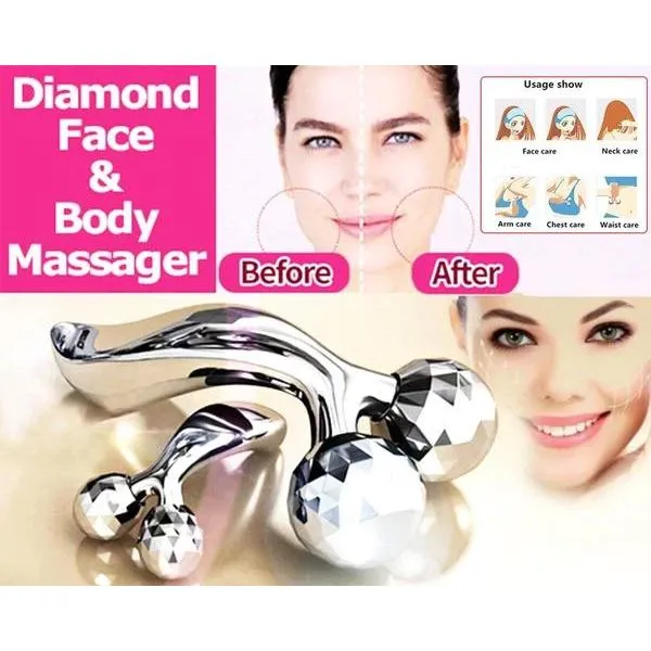 0370 -3D Roller Face Massager