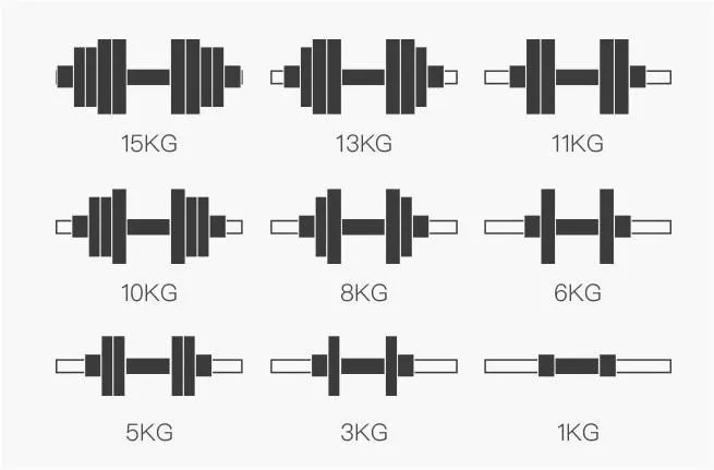 20kg Adjustable Dumbbell Set