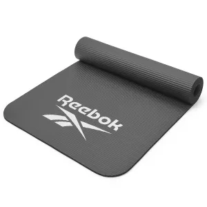 7mm Thick NBR Foam Training Mat, Non-Slip, Black - Reebok