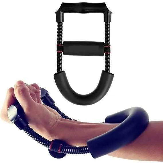 Adjustable Steel Exerciser Hand Gripper for Forearm Strengthener Hand Grips / Wrist Exerciser (Black)