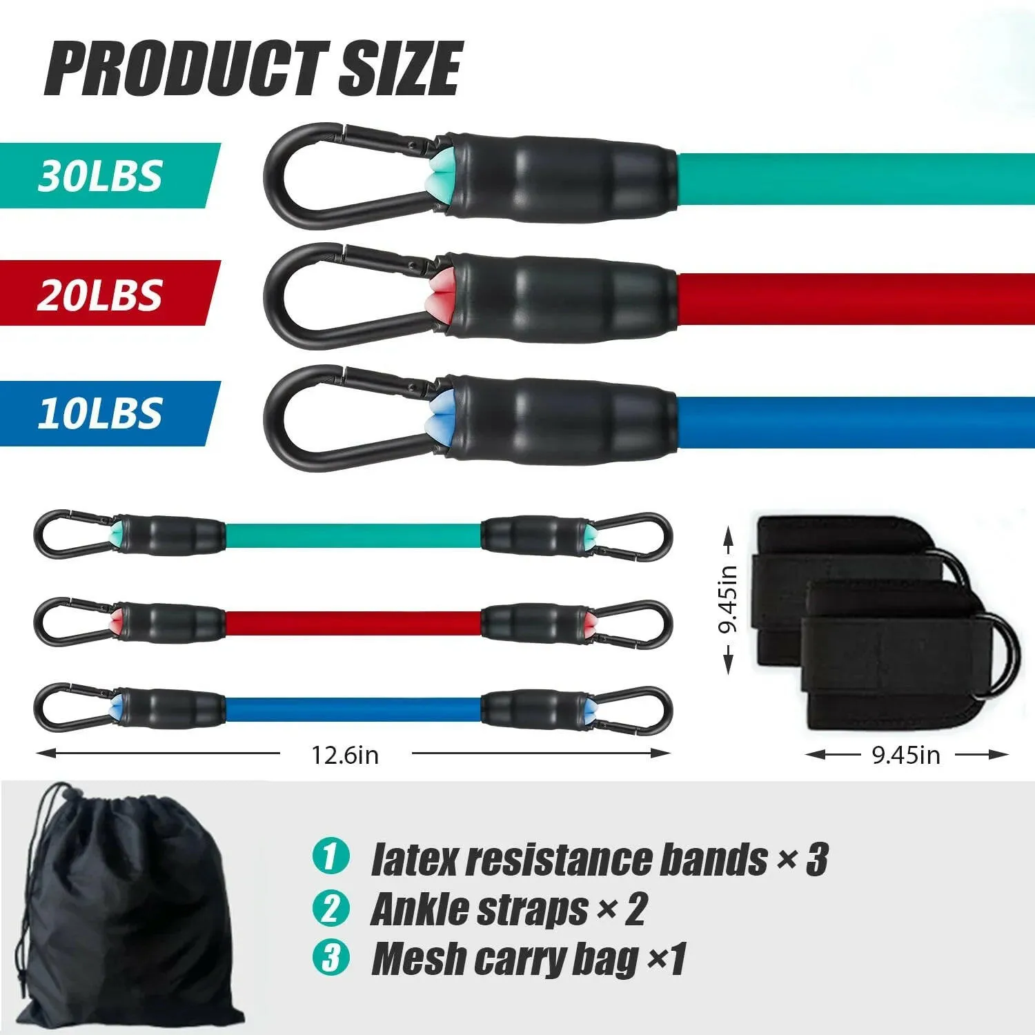 Ankle Tube Adjustable Resistance Band