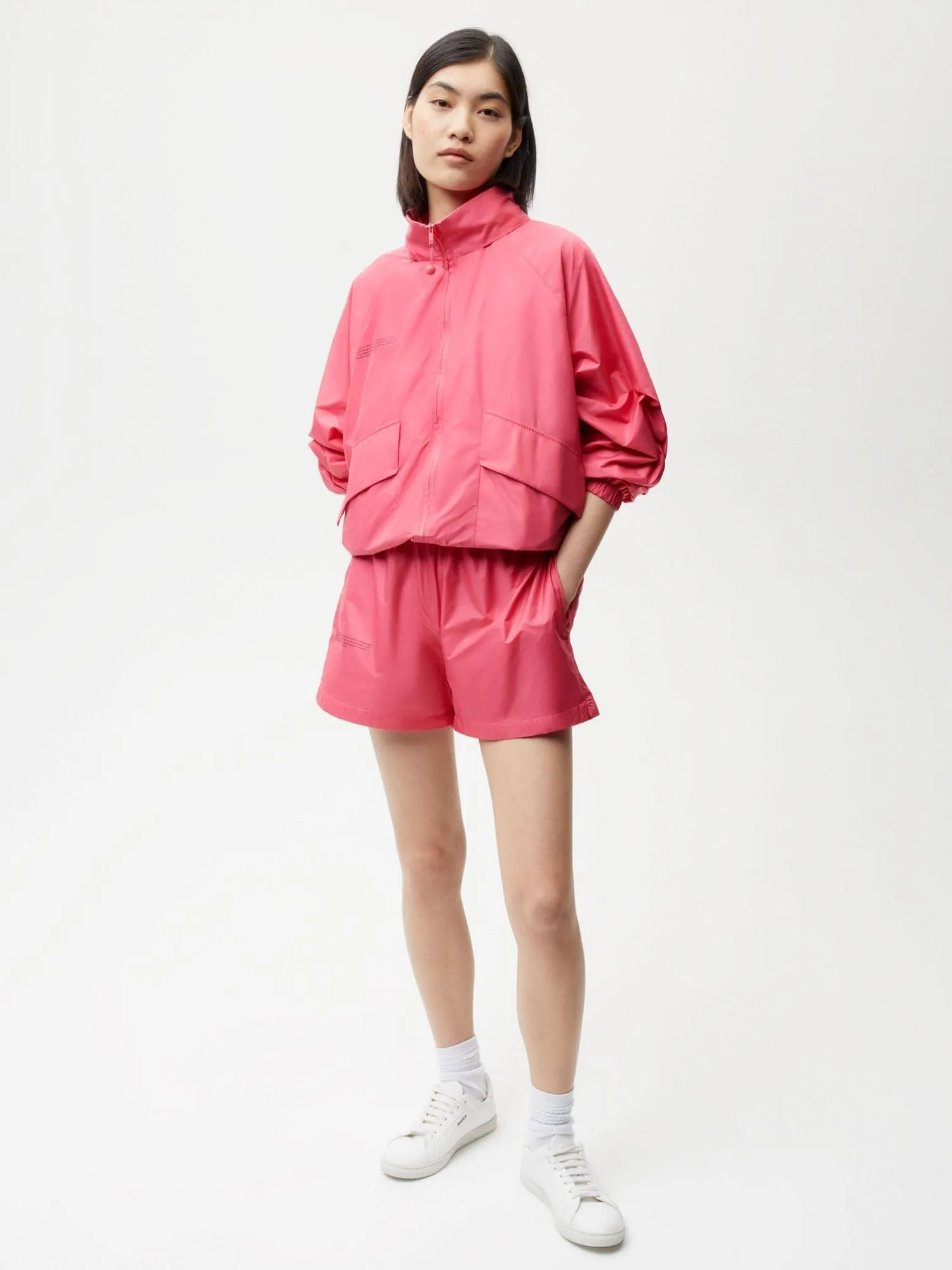 Archive Enhanced Degradation Nylon Shorts—lotus pink