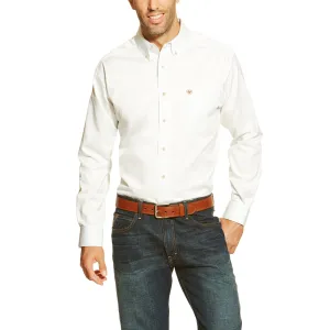 Ariat Men's Solid Twill Shirt - White