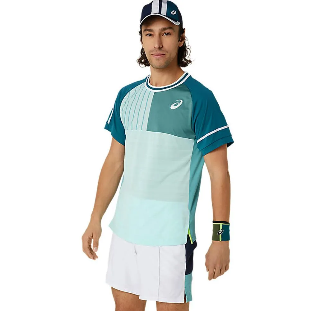 Asics Men's Match Short Sleeve - Aquamarine