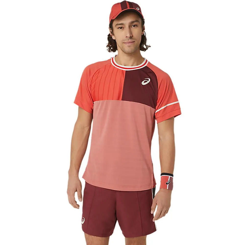 Asics Men's Match Short Sleeve - Red Snapper