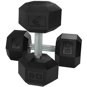 Batca 5-50lb TPR Hex Dumbbell Set - Pairs- (5lb inc)