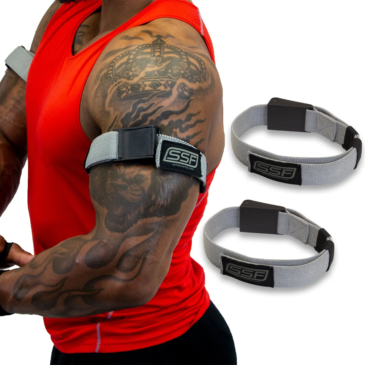 BFR Bands Blood Flow Restriction Training Bands (Pair)