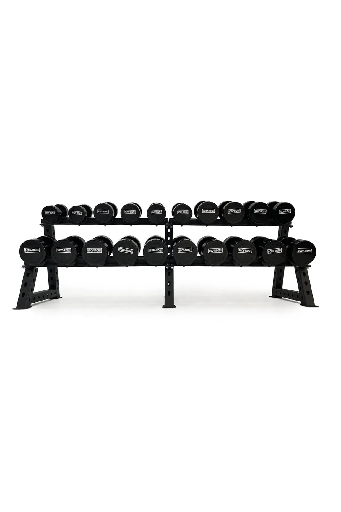 Body Iron 275kg Commercial Club CPU Dumbbell Set with Optional Rack