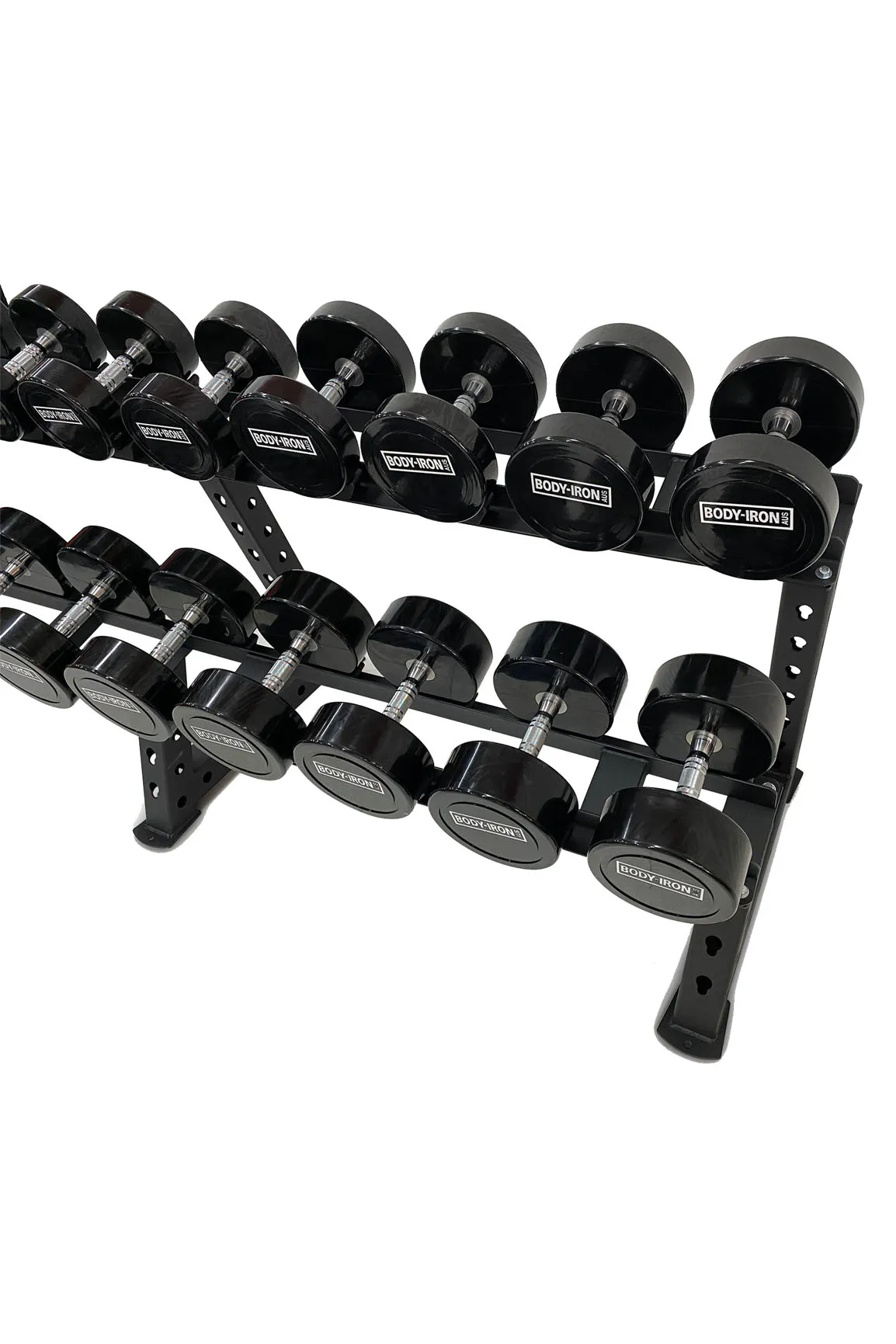 Body Iron 275kg Commercial Club CPU Dumbbell Set with Optional Rack