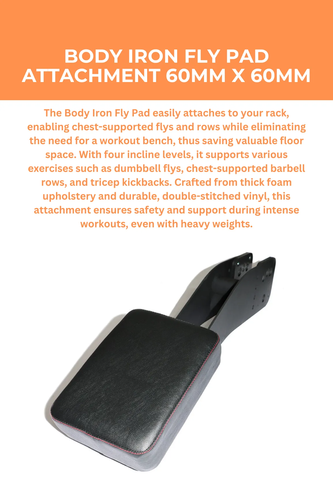 Body Iron Fly Pad Attachment 60mm x 60mm