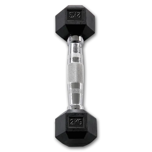 Body-Solid Rubber Coated Hex Dumbbell PACKAGE (235 Kg)