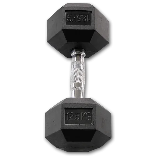 Body-Solid Rubber Coated Hex Dumbbell