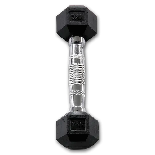 Body-Solid Rubber Coated Hex Dumbbell