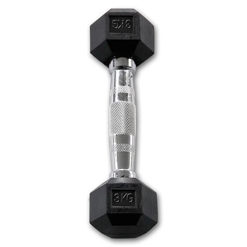 Body-Solid Rubber Coated Hex Dumbbell