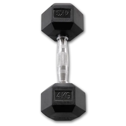 Body-Solid Rubber Coated Hex Dumbbell