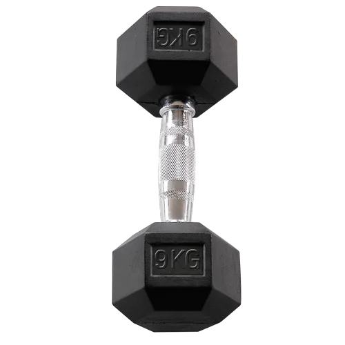 Body-Solid Rubber Coated Hex Dumbbell