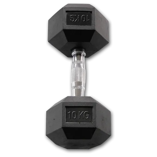 Body-Solid Rubber Coated Hex Dumbbell