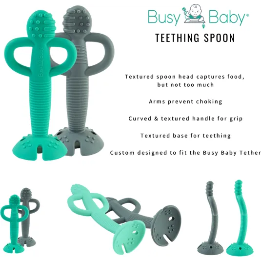 Busy Baby Teether & Training Spoon