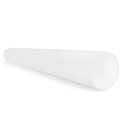 CanDo Foam Roller - White PE Foam - 6" x 12" - Round - Case of 36