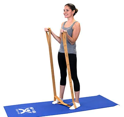 CanDo Multi-Grip Exerciser, 6 Foot Exerciser, XX-Light, Tan