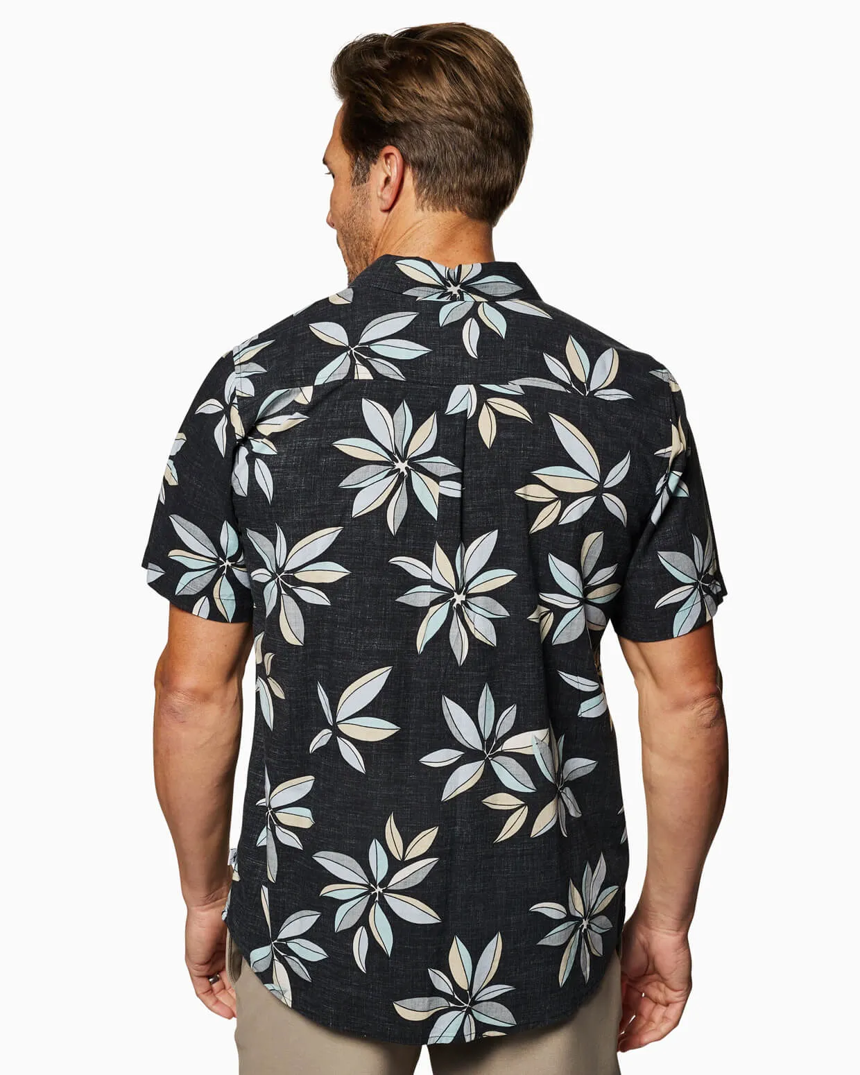 Coastline Woven | Black Floral