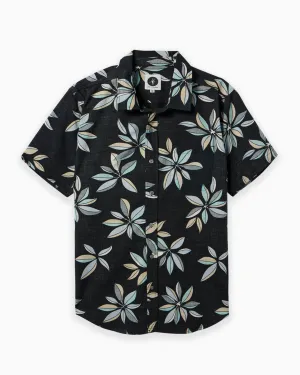 Coastline Woven | Black Floral