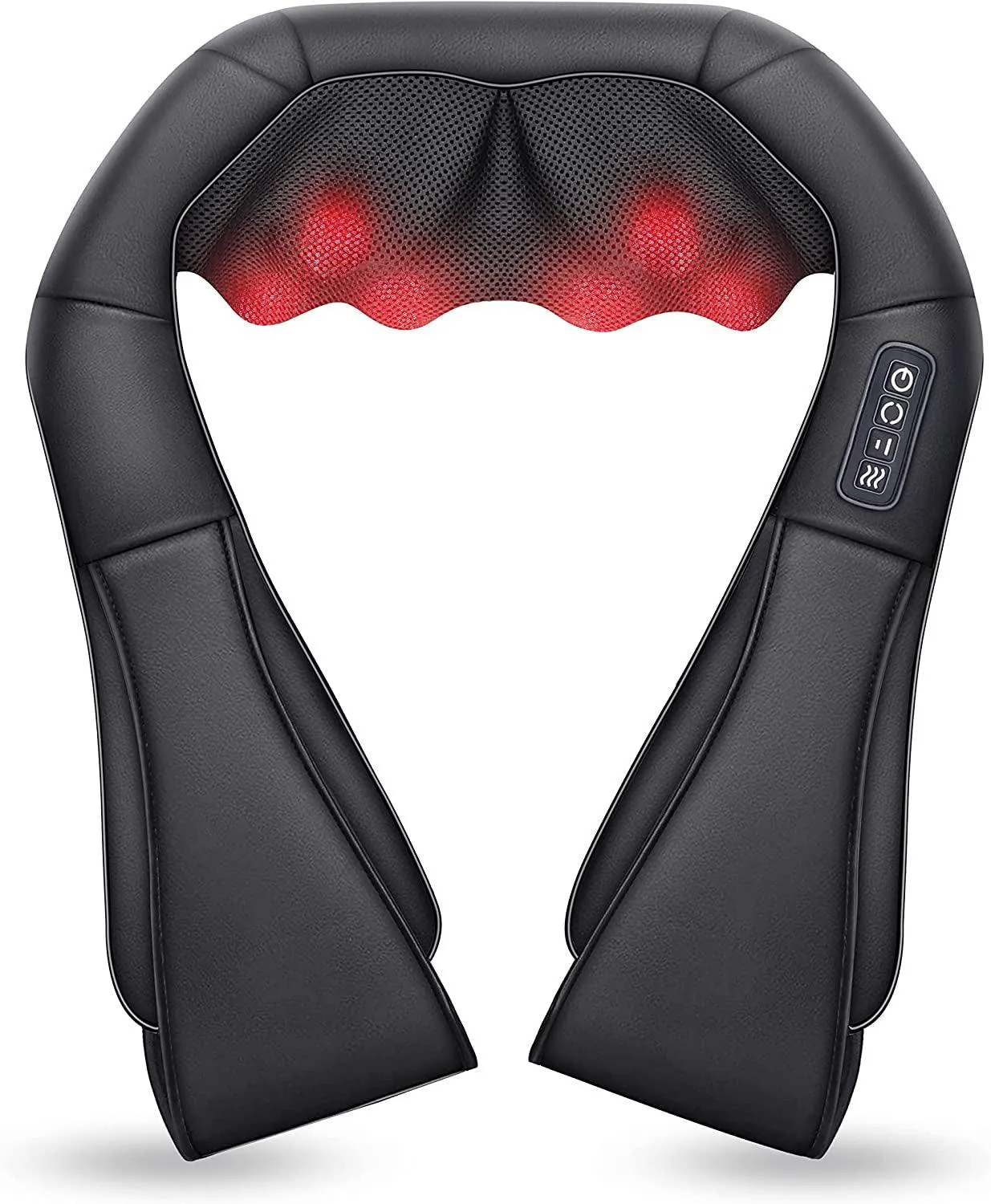 Comfier Shiatsu Neck and Shoulder Back Massager,Massage Pillow with Heat,Best Gift for Men/Women/Mom/Dad - 6302