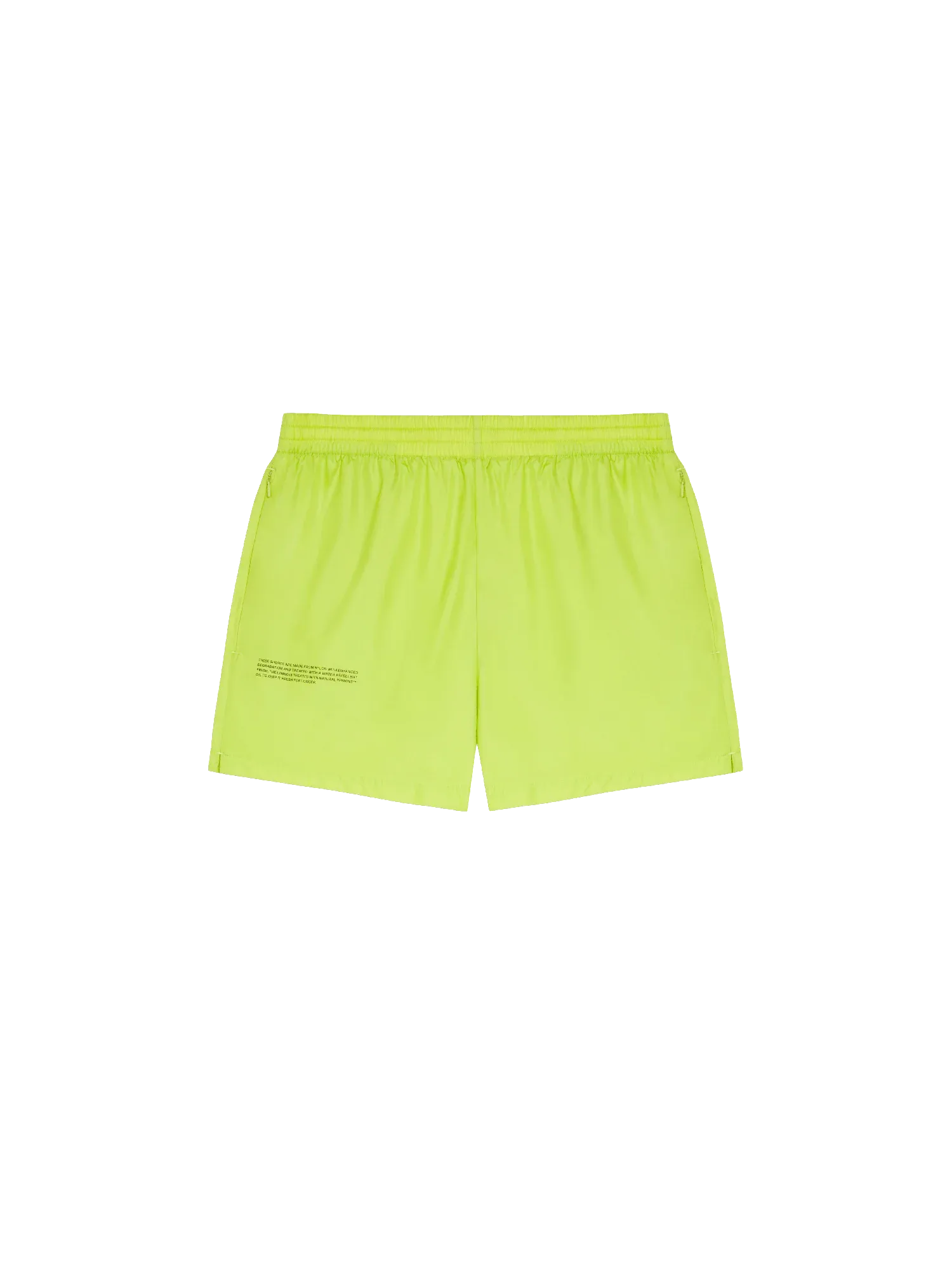 Enhanced Degradation Nylon Shorts—lime green