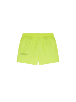 Enhanced Degradation Nylon Shorts—lime green