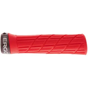 Ergon Grips,Ge1 Evo Risky Red W/Replcble Endplug Ge1 Evo  Gripstape