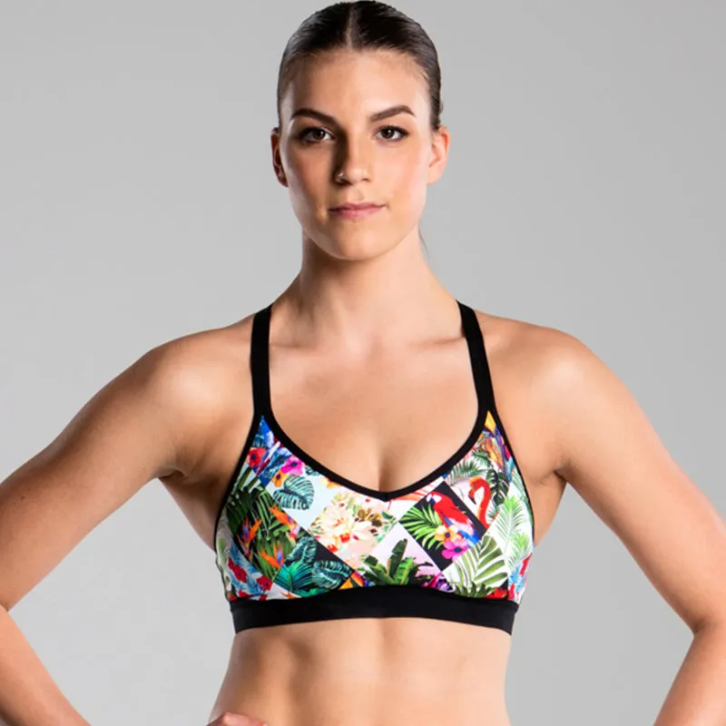 Funkita - Jungle Jam - Ladies Bondage Crop Top