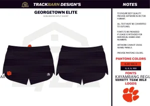 Georgetown-Elite- Mens Split Track Short