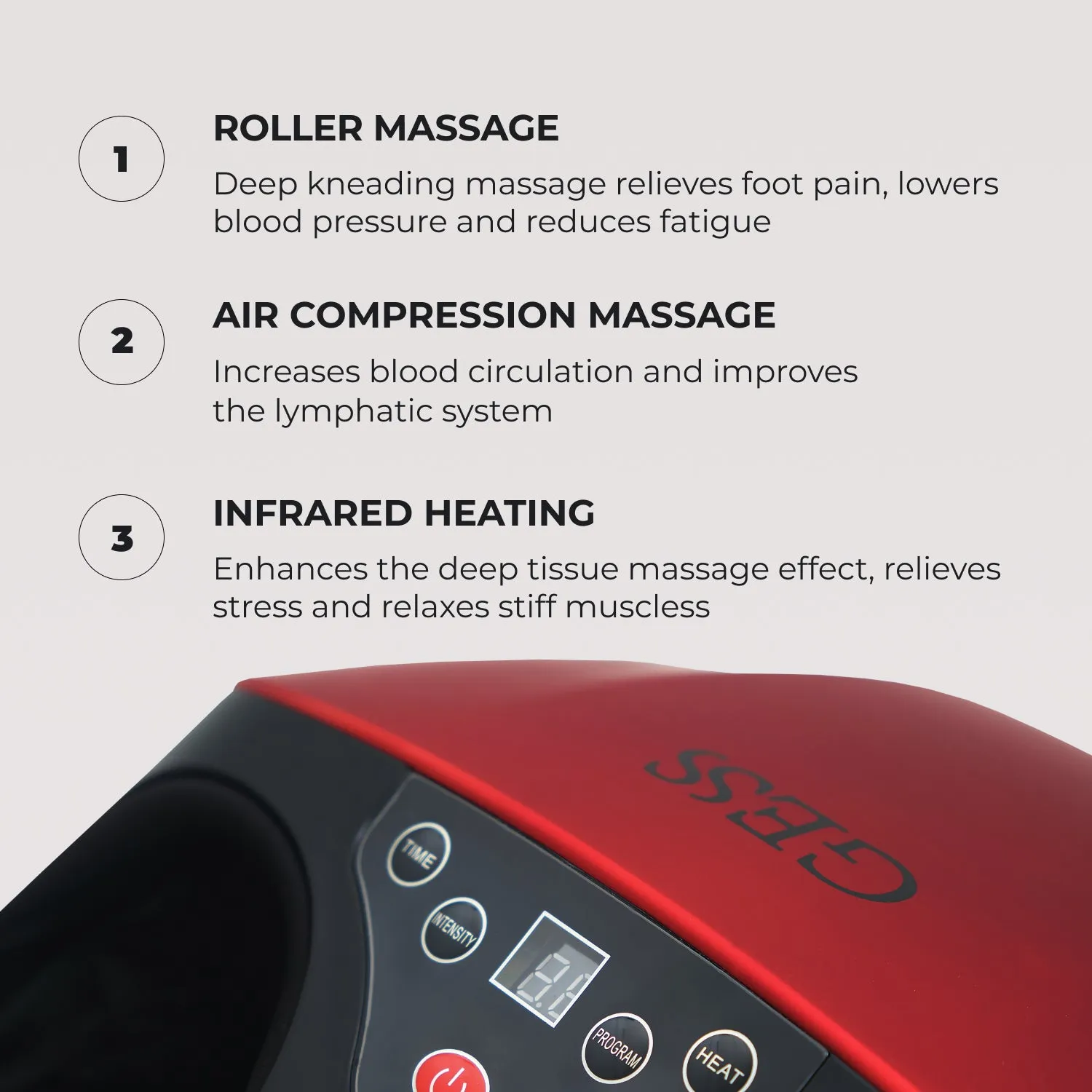 GESS Velvet Electric Foot Massager