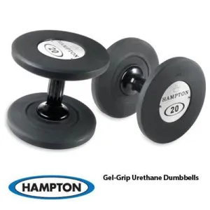 Hampton Gel-Grip Urethane Dumbbell | Pairs