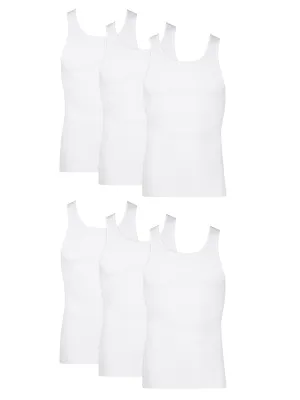 Hanes Men Hanes Men's Cotton Tank Undershirts Pack, Moisture-Wicking Ribbed Tanks, lightweight Cotton Tank Undershirts