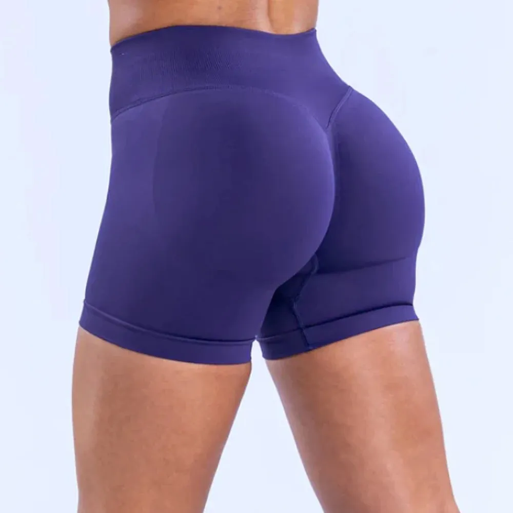 Impact Low Ribbed Seamless Scrunch Yoga Shorts