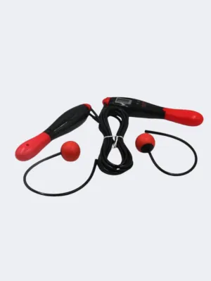 Joerex Marvel Two Button Count Fitness Rope Red/Black