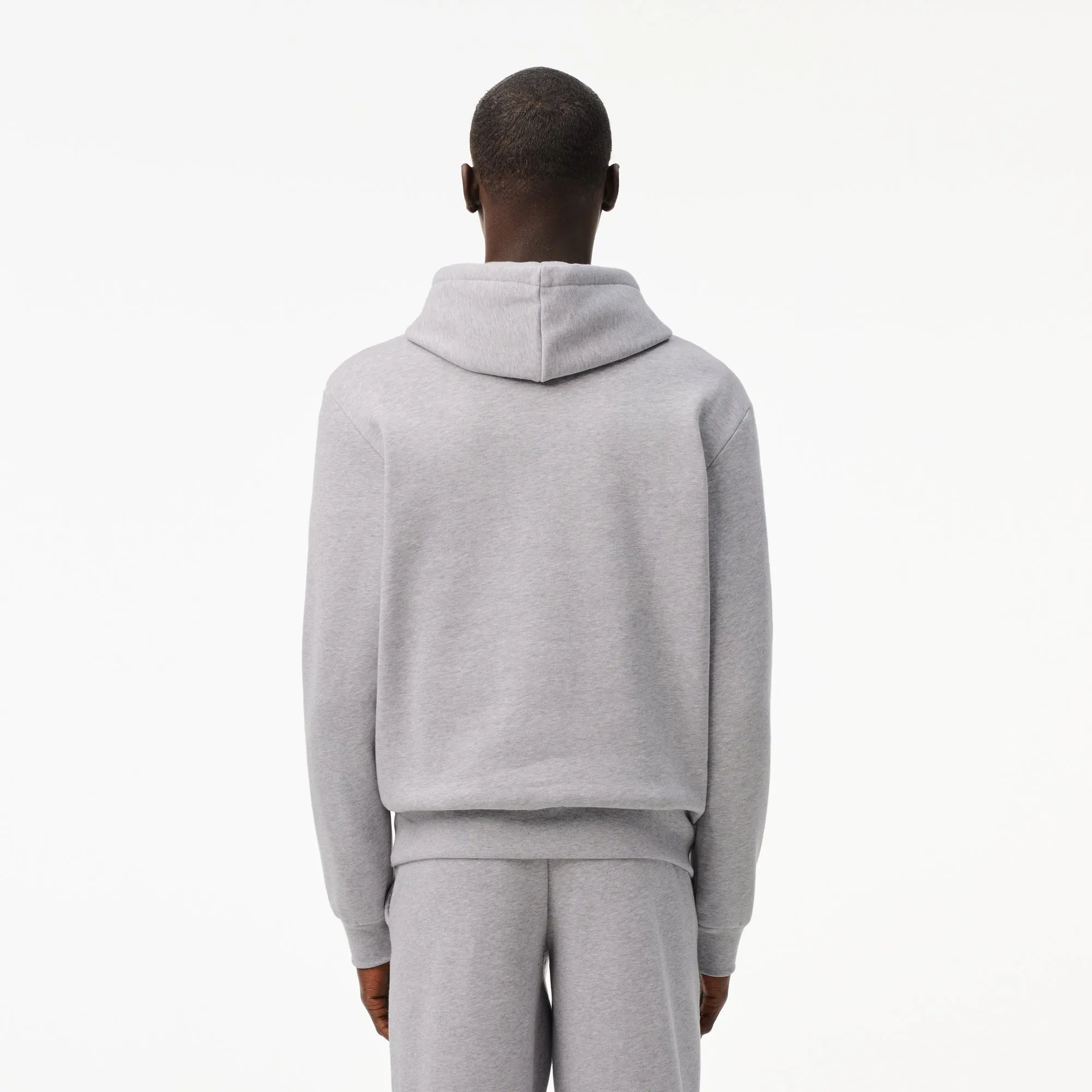 Lacoste Fleece Hoodie Grey