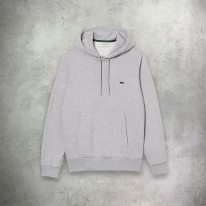 Lacoste Fleece Hoodie Grey