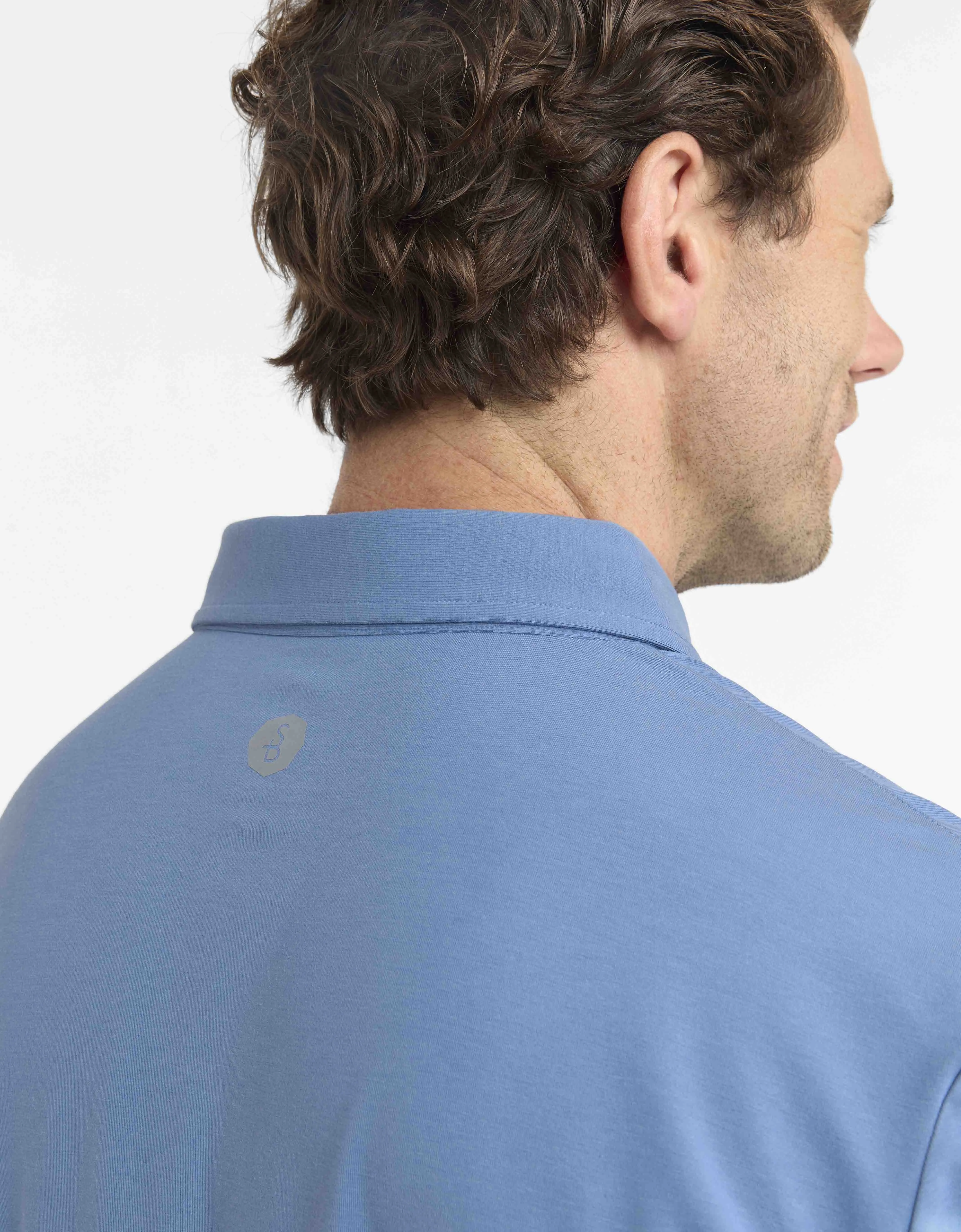 Long Sleeve Polo Shirt UPF 50  Sensitive Collection