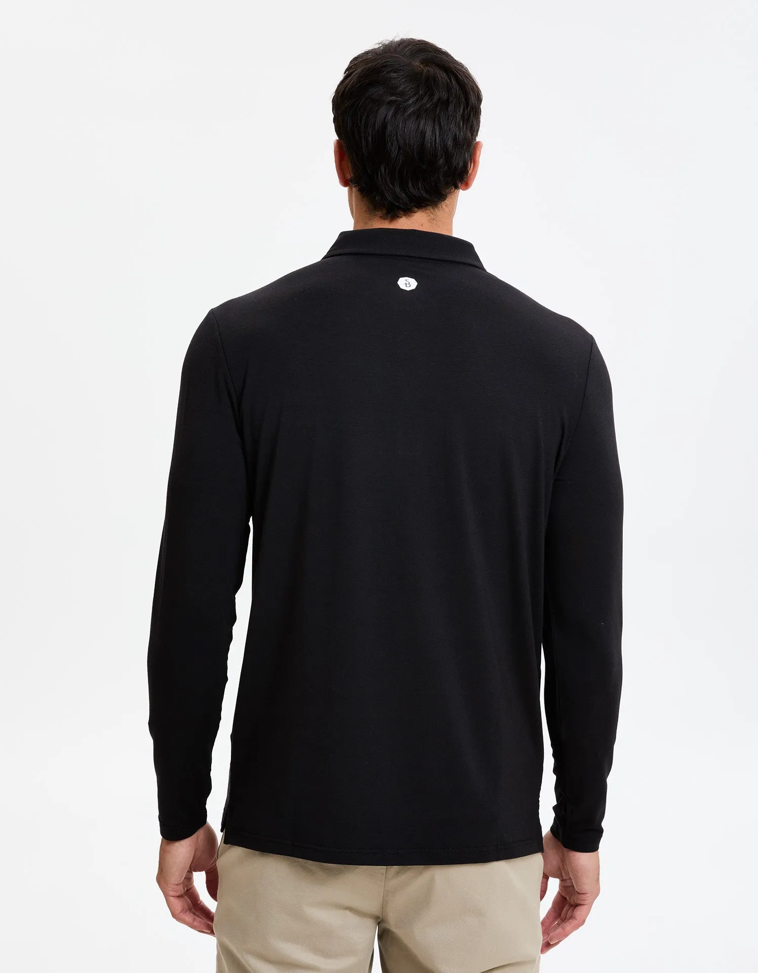 Long Sleeve Polo Shirt UPF 50  Sensitive Collection