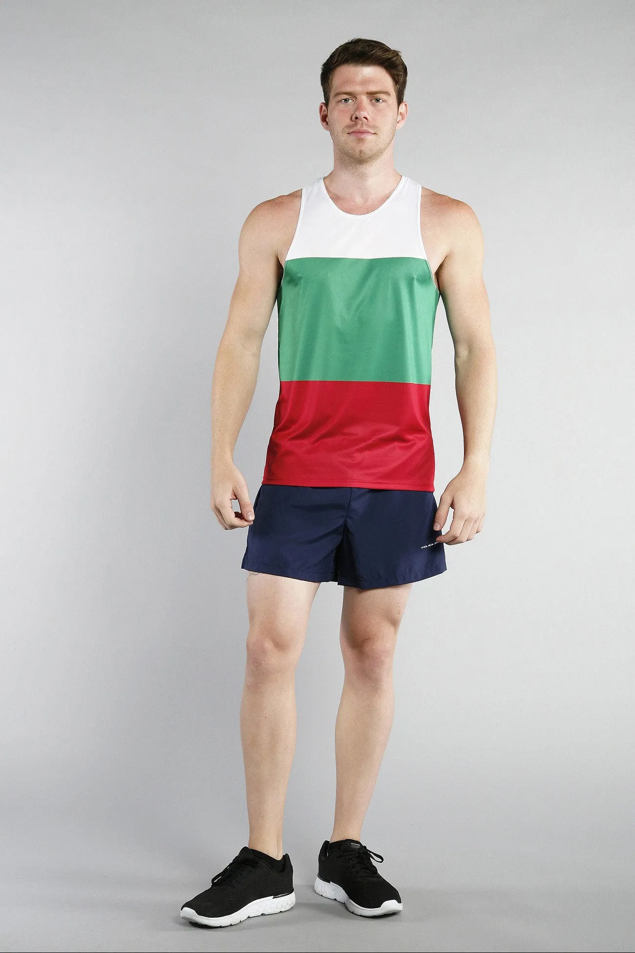 Men's Competitor Lite Printed Singlet [A-B] - Bulgaria