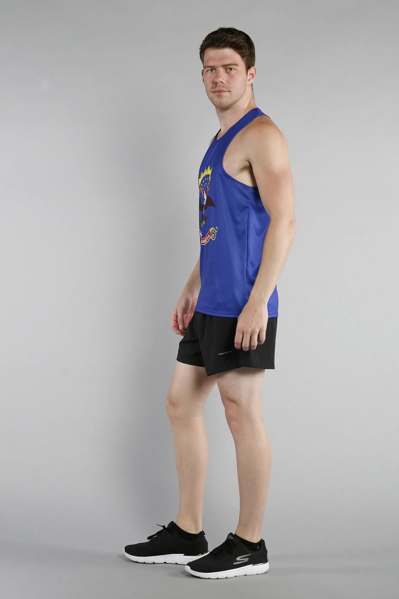 Men's Competitor Lite Printed Singlet [N] - North Dakota