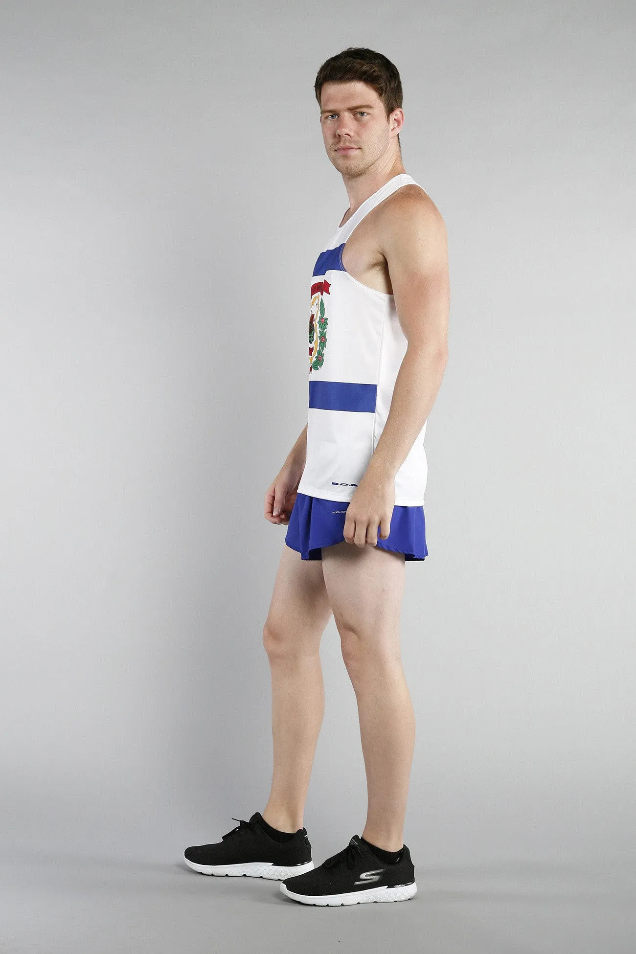 Men's Competitor Lite Printed Singlet [U-Z] - West Virginia