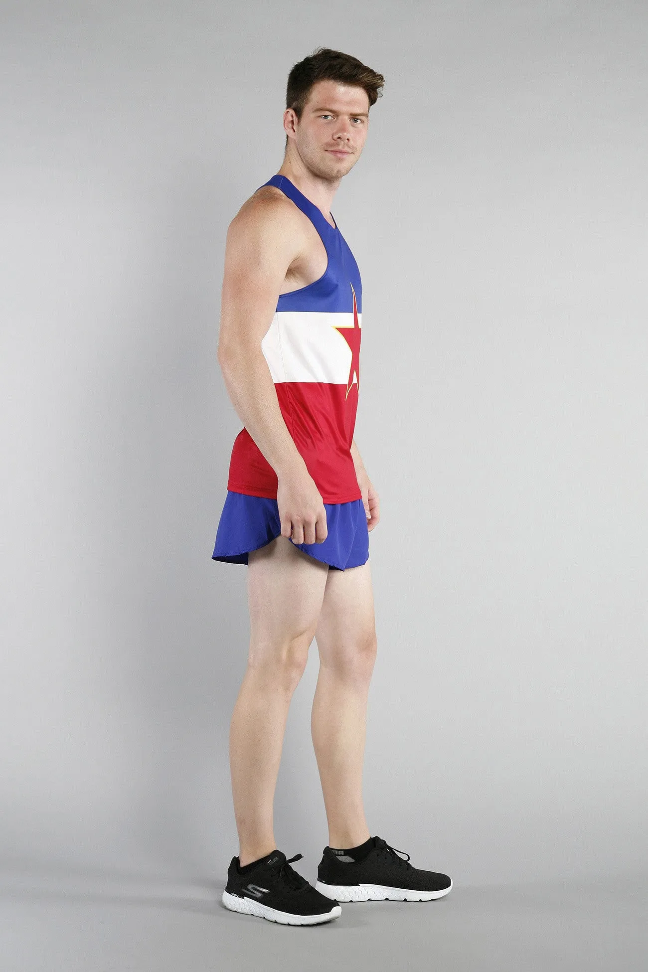 Men's Competitor Lite Printed Singlet [U-Z] - Yugoslavia