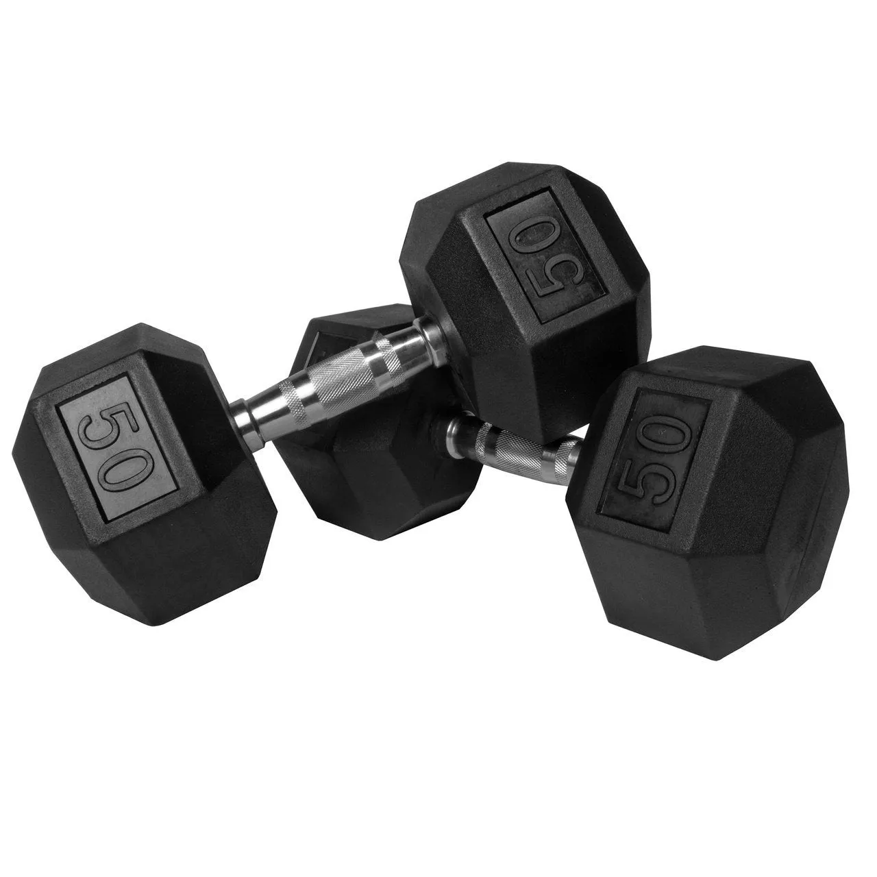 NEW Individual Rubber Hex Dumbbells Commercial Grade (Not Residential Grade)