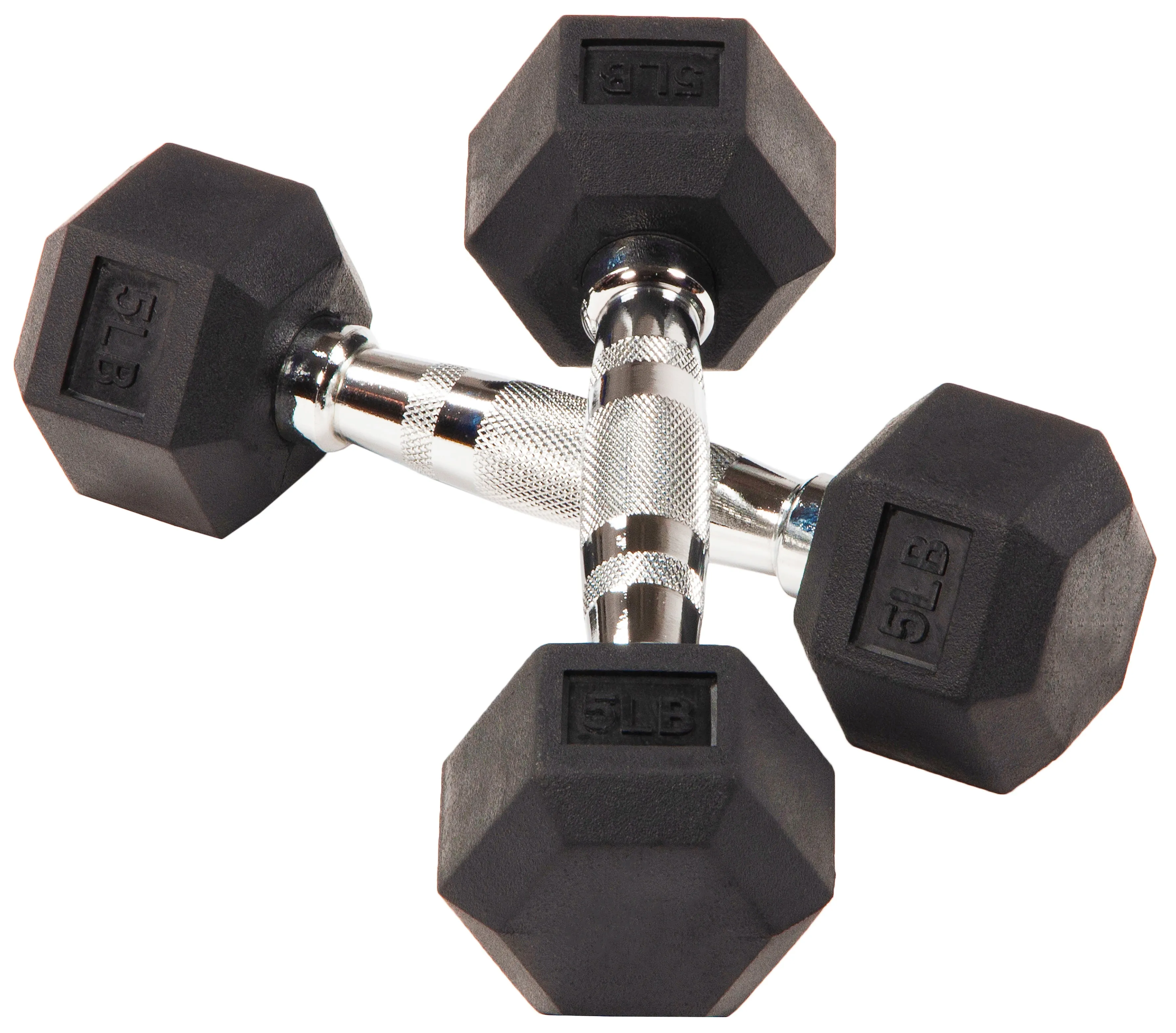 NEW Individual Rubber Hex Dumbbells Commercial Grade (Not Residential Grade)