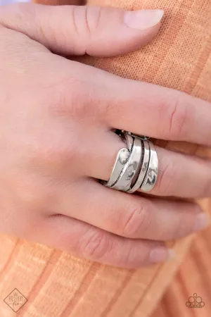 Paparazzi Accessories  - Behind The SHEEN Fashion Fix Silver Ring January 2020